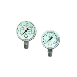 Non Corrosive, White Face, Black #'s, Bottom Port