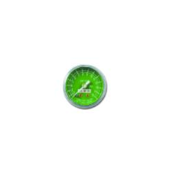 Gauge, O2, Green Face, White #'s, Back Port