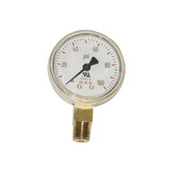 Pressure Gauge - Brass - Lower Mount - 2