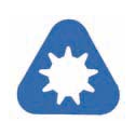Collar - Triangle - Blue - Pack of 10