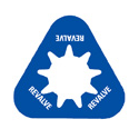 Collar - "REVALVE" - Blue - Triangle - Pack of 50