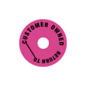 Colllar - Customer Owned - Round - Hot Pink - Pack of 10