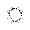 Collar - Customer Owned - Round - White - Pack of 10