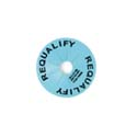 Collar - "REQUALIFY" - Round - Light Blue - Pack of 50