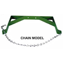 Wall Bracket, Single w/Chain, for 16" to 22" Diameter Cylinders