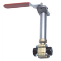 Cryo Ball Valve,Brass Body,1 1/2"FNPT Outlets,Reduced Flow, SS Ball & Ext Stem
