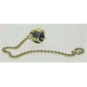 CGA-295 Dust Cap & Chain Assembly - Liquid Nitrogen / Argon
