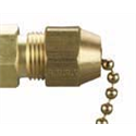 CGA-320 Dust Cap & Chain Assembly - Carbon Dioxide -RH-INT