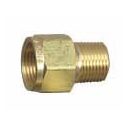CGA-580 Nitrogen/Argon/Helium Outlet Adapter to Male 3/8" NPT, 3000 PSIG