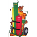 Heavy Duty Uniframe Cart w/Firewall and 6" X 6" X 24" Lockable Toolboxes