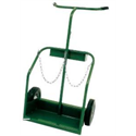 Light to Medium Duty Cart w/Steel Semi-Pneumatic Wheels, 9" X 20" Base Plate