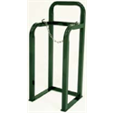 Cylinder Rack Stand, Powder Coated Black, 1 Cylinder