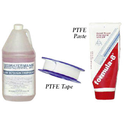 PTFE Tape, Paste, and Leak Check for Dewars