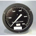 Differential Pressure Gauge, 6" Dial 0-7,500 MM H2O