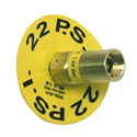 Dewar Safety Disk 22 PSI - Yellow - Pack of 10