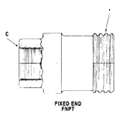 Fill Block with Flats, 1 1/2" FNPT Argon