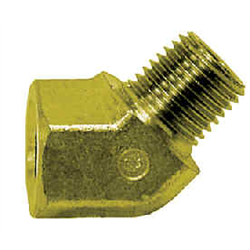 Pipe Fittings - 45* Brass Street Elbow