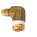 90* Brass Elbow 1/4" NPT x 1/4" Flare