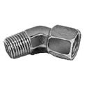 45* Street Elbow, 1/4"FNPTx1/4"MNPT, Stainless Steel