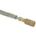 12' (12 Foot) Cryogenic CGA295 Armored Hose x 3/8' Diffuser with Adaptor