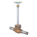 Globe Valve Manual Pipe Bronze with Stainless Steel Stubs 7-7/8" St 3/4""