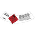 PrePrinted Shoulder Label - Acetylene Dissolved