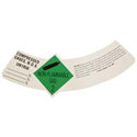 PrePrinted Shoulder Label - Compressed Gases NOS