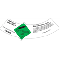 PrePrinted Shoulder Label - Compressed Gas NOS AR/CO2/O2