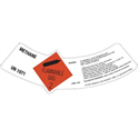 PrePrinted Shoulder Label - Methane