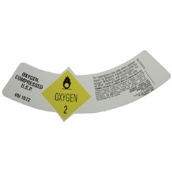 Pre-Printed Cylinder Shoulder Labels