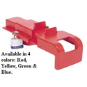 Butterfly Valve Lockout Blue