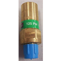 Generant 1/4" 125 PSI Pressure Relief Valves For Liquid Dewars Only
