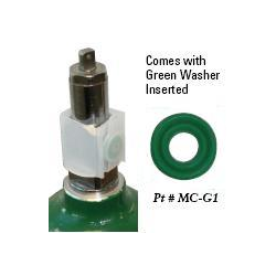 Medical Dust Cover,Push-On,Clear w/Seal Holder w/Green MC-1 Seal Included-Pk1000