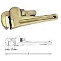 Non-Spark Wrench, Pipe, 3/4" Max Opening, 6" Long, Alum Brz
