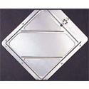Placard - Holder - Slide In, Solid Back Aluminum
