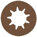 Collar - Brown - 7" Round - Pack of 10