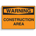 Warning Sign 14x10 Aluminum-Construction Area