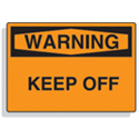 Warning Sign 10x7 Aluminum-Keep Off