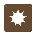 Square Collar - Brown - Pack of 50