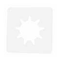 Square Collar - Semi Clear - Pack of 10