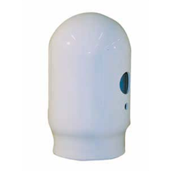 Acetylene Cap - Painted - Coarse Thread - White