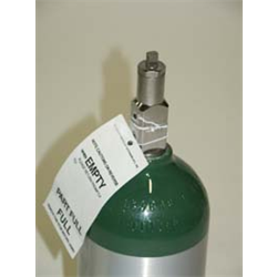 Medical Cylinder Paper Tag - Preprinted - ELASTIC - Pack of 1000