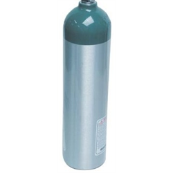 D Size Aluminum Cylinder No Valves