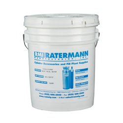Cellulose Self-Seal Band, White, 5 Gallon Pail = 18,000 Pieces