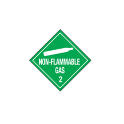 Shipping Labels - Non-Flammable Gas 2 Paper Hazmat