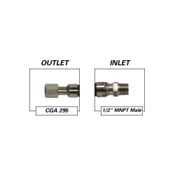 Cryogenic Hose Inert 295 x 1/2 Male