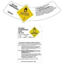Labels - Cylinder Shoulder Labels, Dewar, Custom