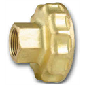 Hand Nut, CGA-346 R.H. Internal - All Brass