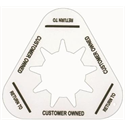 Collar - Customer Owned - White - Triangle - Pack of 10