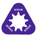 Collar - "REVALVE" - Blue - Triangle - Pack of 50